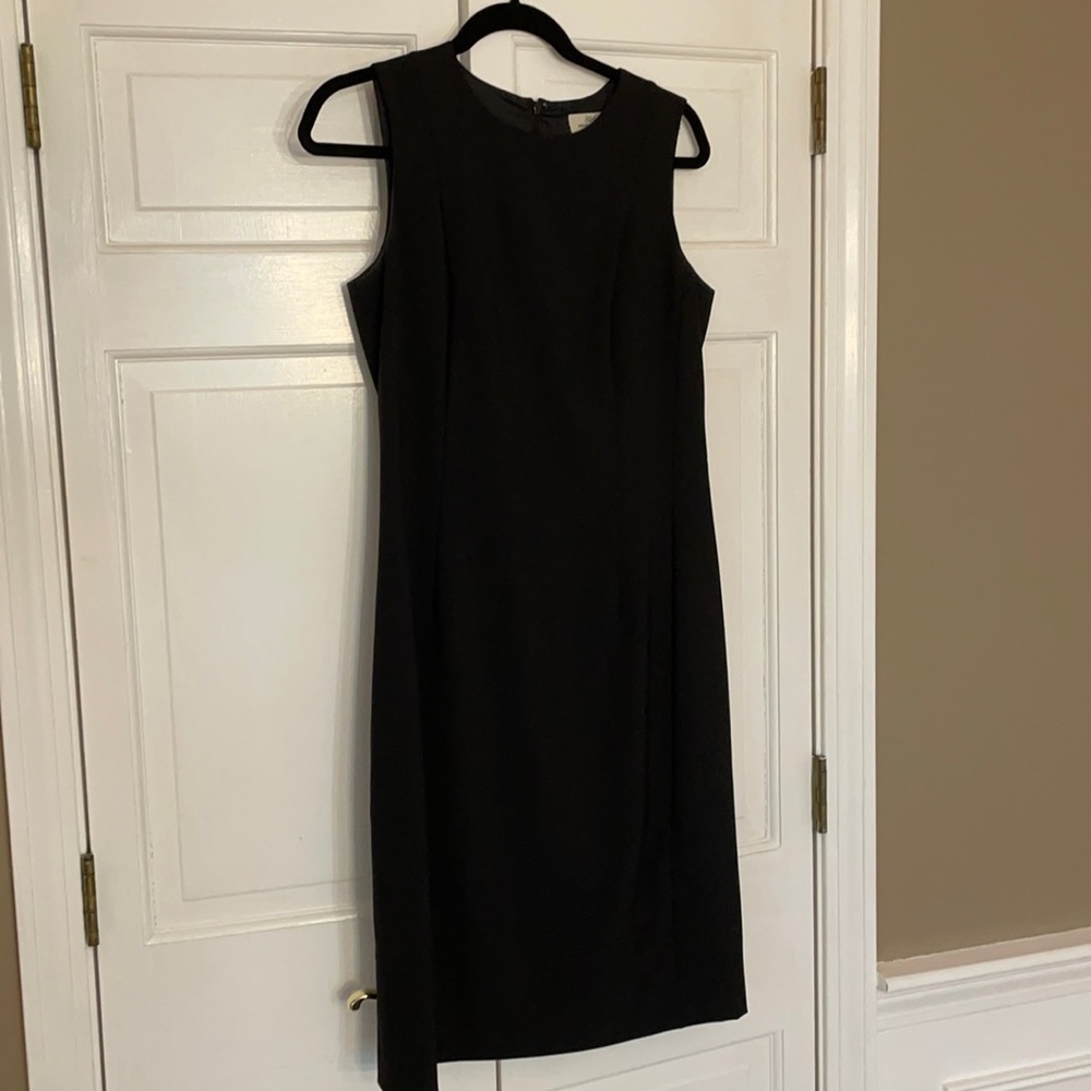 Black sheath dress